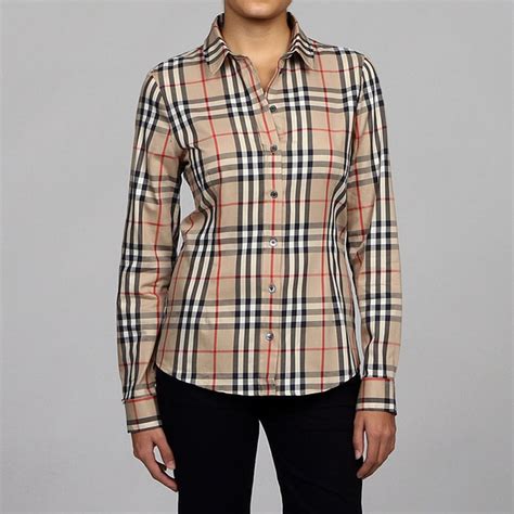 burberry tops sale|burberry button down women's.